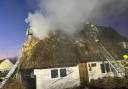 Roof blaze - the fire in Hatfield Broad Oak