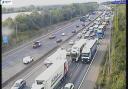 M25 shut with hour-long delays