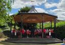 Epping Forest Band performed at Saffron Walden bandstand season
