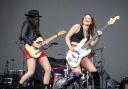 Australian trio, the Germein sisters, performing at Heritage Live in 2023