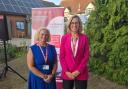 Team - St Helena Hospice's chief executive officers Kate Heselgrave and Dr Karen Chumbley
