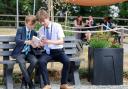 Funding - Tabor Academy pupils relaxing in the new sensory garden