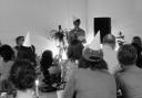 Tom Rigby reading at Vino and Verses