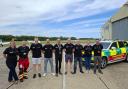 The advanced paramedic team with a rapid response vehicle