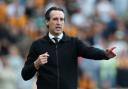 Aston Villa manager Unai Emery on the touchline during the Premier League match at the MKM Stadium, Hull. Picture date: Saturday September 5, 2026.