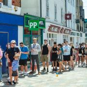 Queues out the door