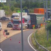 Blocked - the M25 near Potters Bar