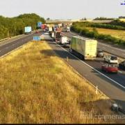 M11 drivers facing delays for the remainder of the evening