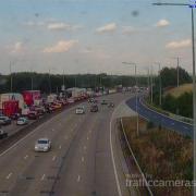 M25 drivers facing hour-long delays