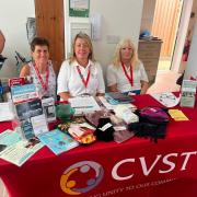 The CVST team at the event at Honeycroft in Lawford