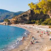 A beach in Turkey, one of the most popular destinations