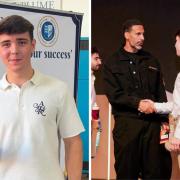 Young entrepreneur - Harrison Nott from Maldon is working with footballer Rio Ferdinand.