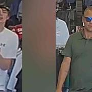 Police are searching for these men