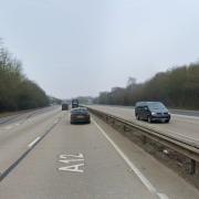 Incident - A crash has been reported on the A12 near Danbury