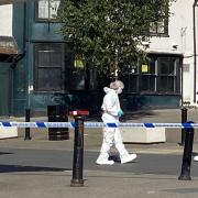 Forensic investigators in Braintree this morning