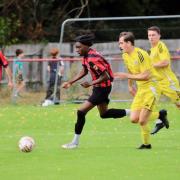 Zevieyan making a run at the game against Ilford