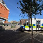 Unit - A Mobile Police Unit has been set up in Market Place near Tesco for concerned residents to visit