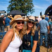 Founders- Sarah (left) and Emma (right) enjoying Country Music