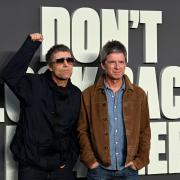 Liam Gallagher (left) and Noel Gallagher (right) arriving for the UK premiere of Oasis: Don’t Look Back In Anger (Doug Peters/PA)