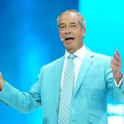 Reform UK leader Nigel Farage has called for a ban on full face coverings in public (Stefan Rousseau/PA)