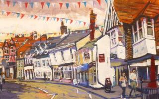 High Street, Great Dunmow by Sonia Villiers